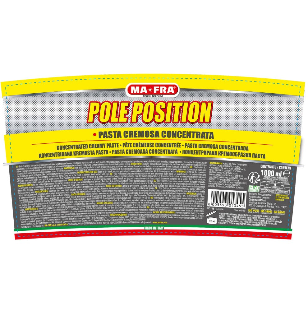 MA-FRA Pole Position Creamy White Hand Cleaner Paste 1000ml