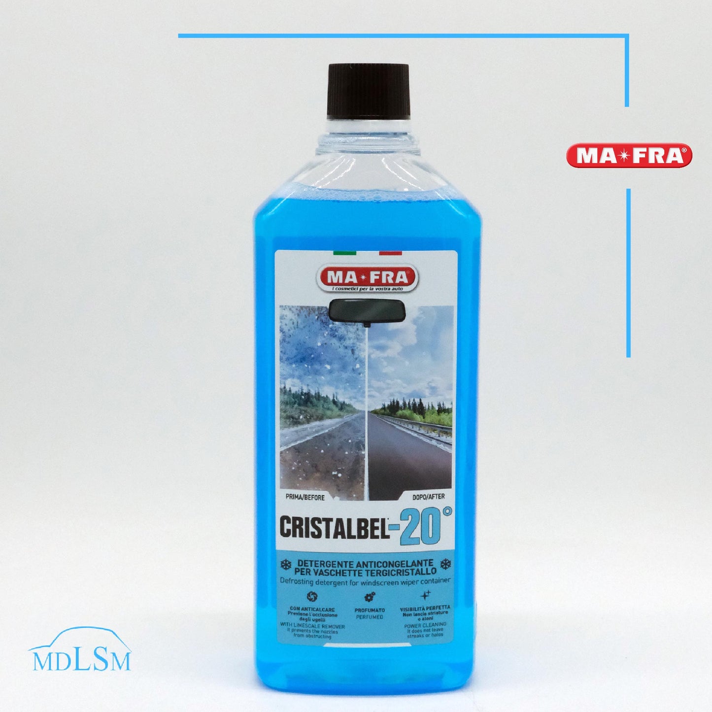 MAFRA CRISTALBEL -20 DETERGENTE ANTICONGELANTE CONCENTRATO 1L LAVAVETRI "H0546"