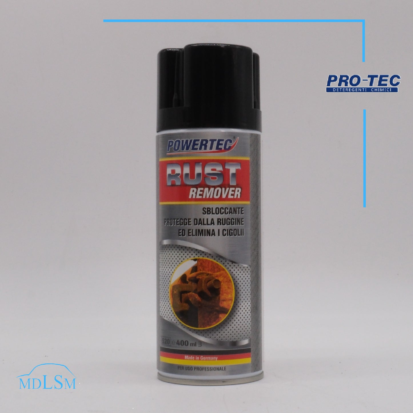 POWERTEC - RUST REMOVER SBLOCCA E PROTEGGE DALLA RUGGINE ED ELIMINA CIGOLII