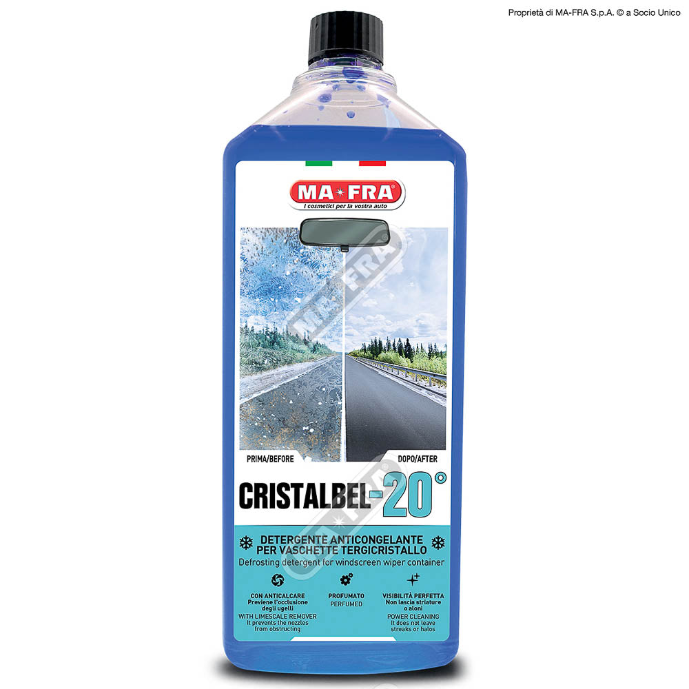 MA-FRA Cristalbel Artic 70 liquido lavavetri auto antigelo – estate vs inverno quale scegliere