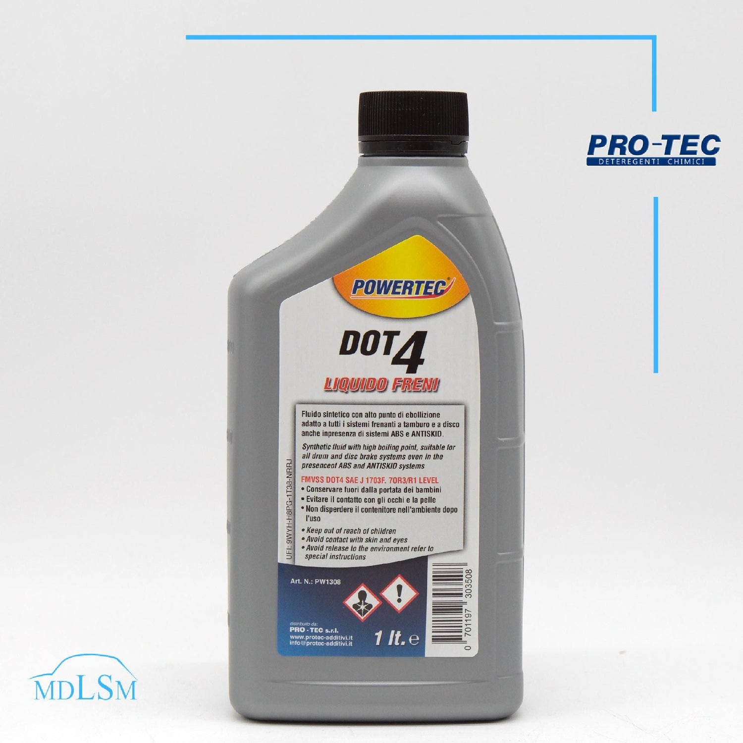 Olio freni DOT 4 per auto e moto - PowerTec