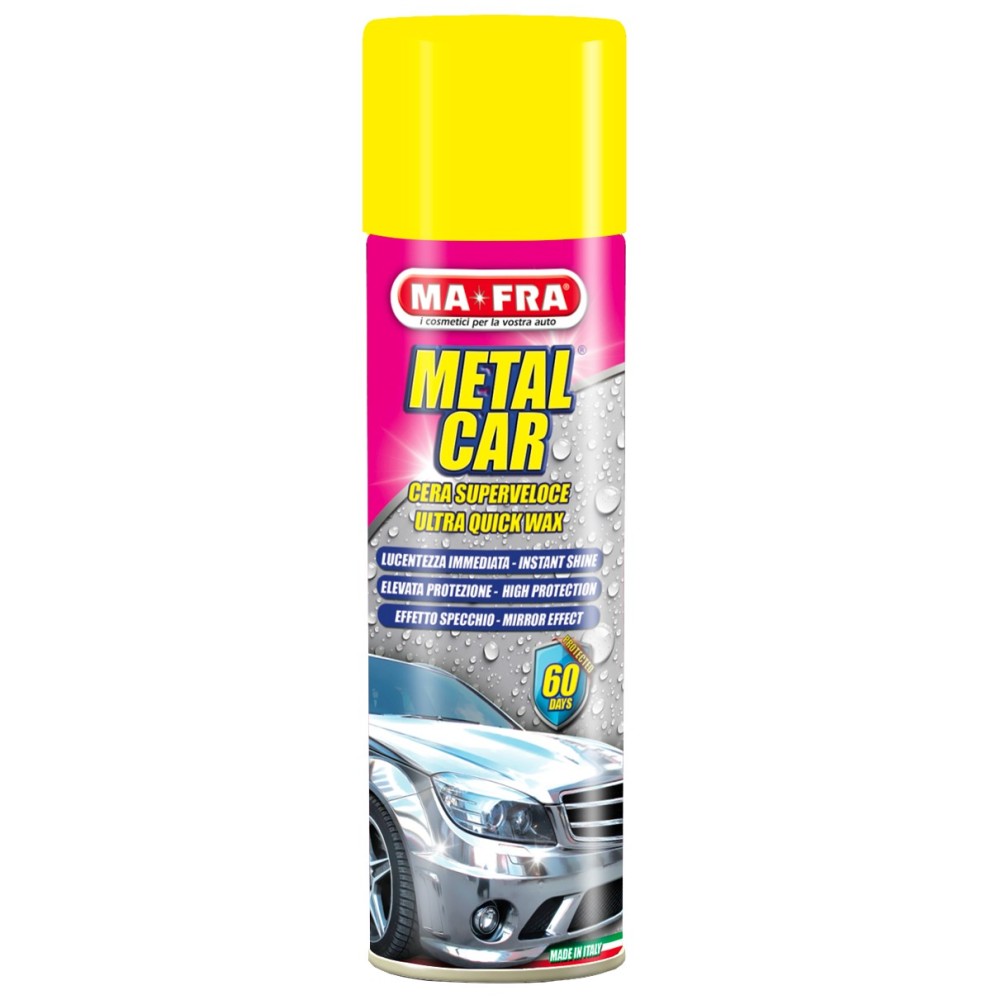 MA-FRA Metal Car Quick Wax for Cars Gloss and Protective Effect Metallic Paint