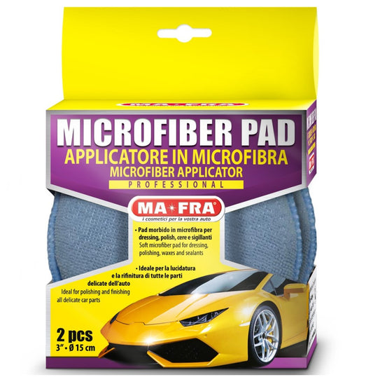 MA-FRA Microfiber Pad Soft Microfiber Applicator Pack of 2 Pieces