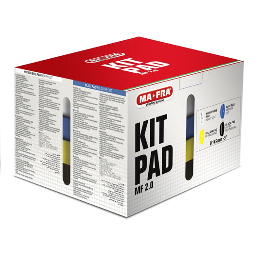 MA-FRA Kit Pad Mix Slim 4 Tamponi Per la Lucidatura Tampone Polish