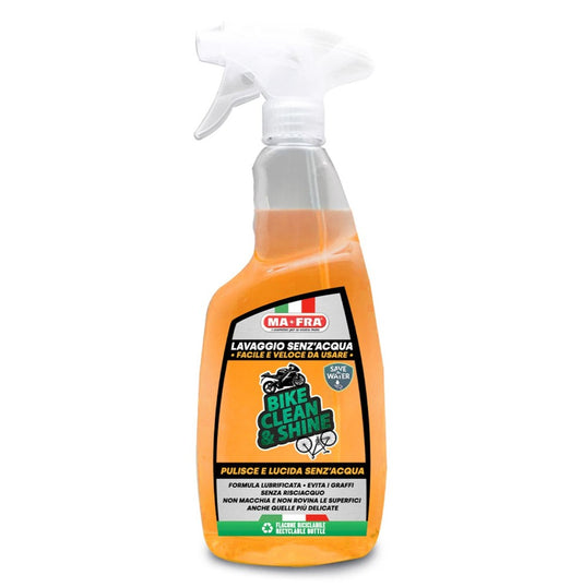 MA-FRA Bike Clean & Shine Cleans and Polishes Waterless Scratch-Free for Motorbikes