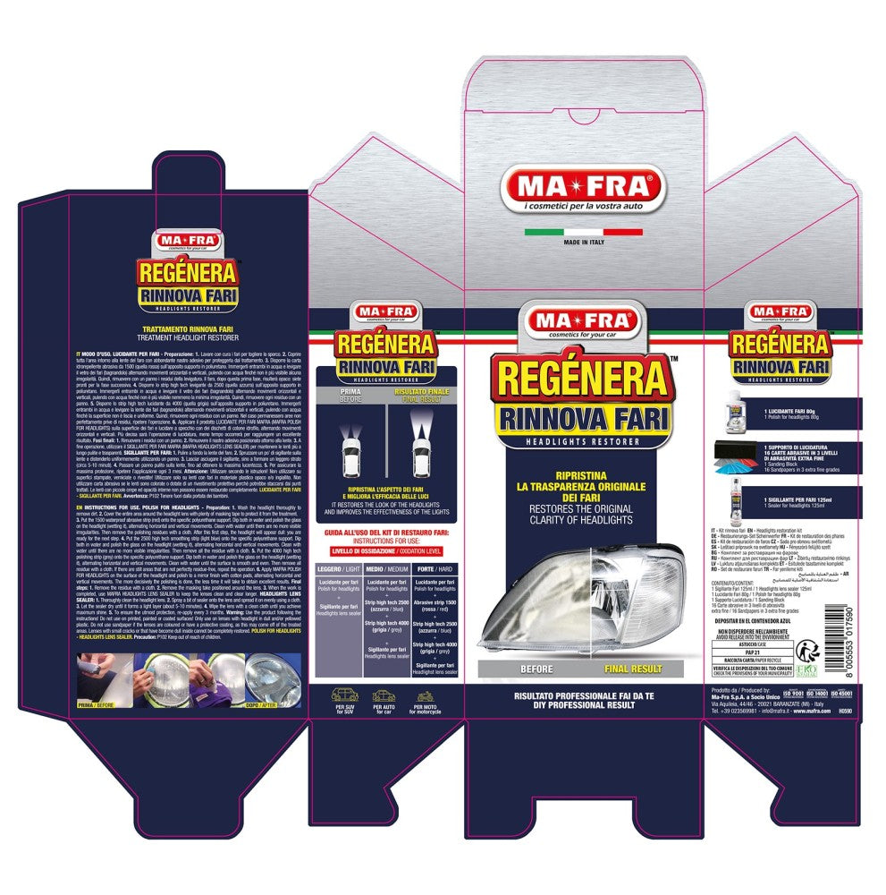 MA-FRA Kit Regenera Fari - Vista prodotto