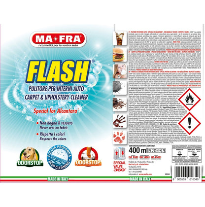 MA-FRA Flash Dry Interior Cleaner for Fabric and Alcantara Cars