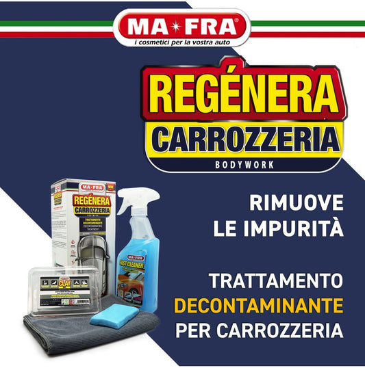 MA-FRA Kit Regenera Carrozzeria Auto Decontaminante Auto Fast Cleaner
