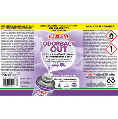 MA-FRA Odorbact Out Purifies and Cleans Car Air Conditioning System