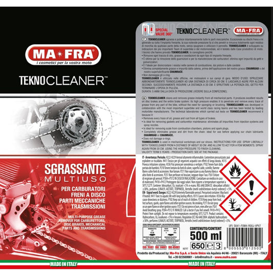 MA-FRA Teknocleaner Multi-Purpose Degreaser for Carburettors Brakes Transmissions
