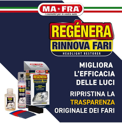 MA-FRA Kit Regenera Fari - Vista applicazione