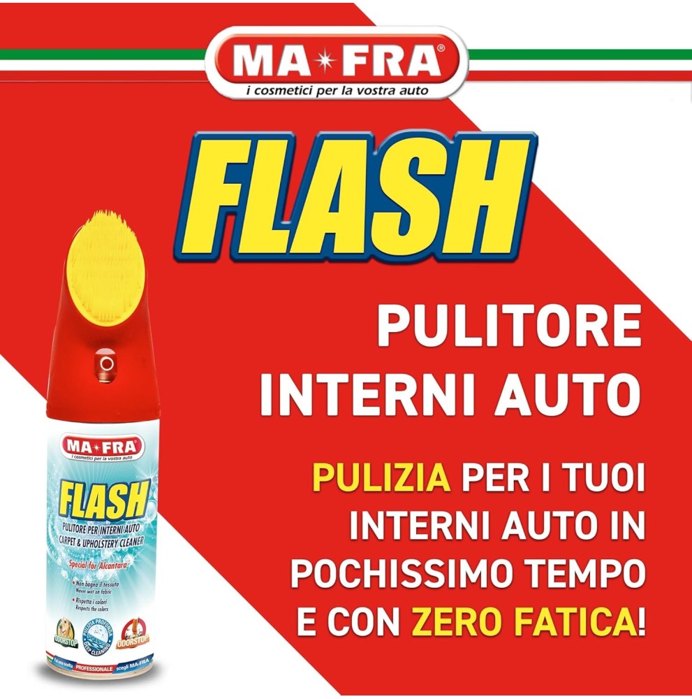 MA-FRA Flash Dry Interior Cleaner for Fabric and Alcantara Cars