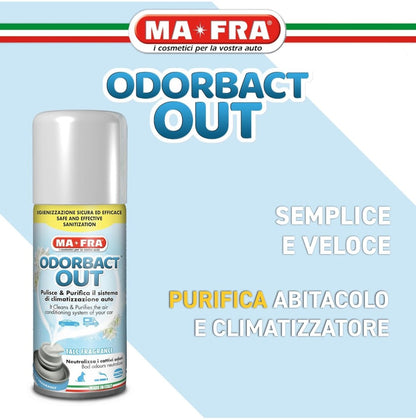 MA-FRA Odorbact Out Talc Cleans and Purifies Car Air Conditioning System