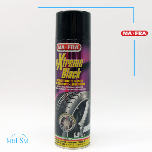 MA-FRA EXTREME BLACK SPRAY LUCIDA E PROTEGGE PNEUMATICI EFFETTO BAGNATO “H0790”