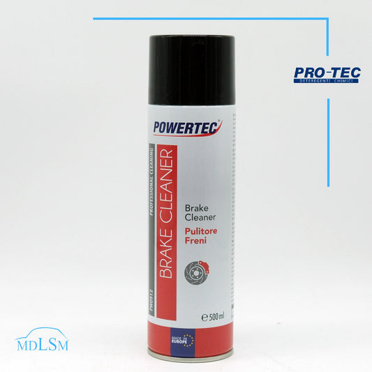 POWERTEC BRAKE CLEANER PULITORE FRENI SPRAY 500 ML DETERGENTE SGRASSANTE PW0912