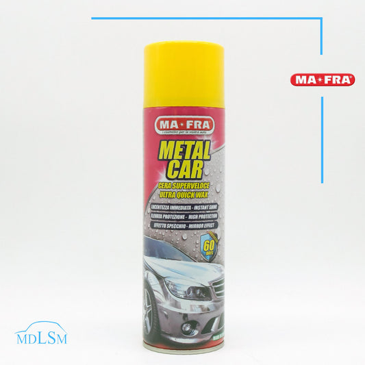 MAFRA METAL CAR CERA RAPIDA AUTO EFFETTO LUCIDO E PROTTETIVO AUTO METALIZZATE