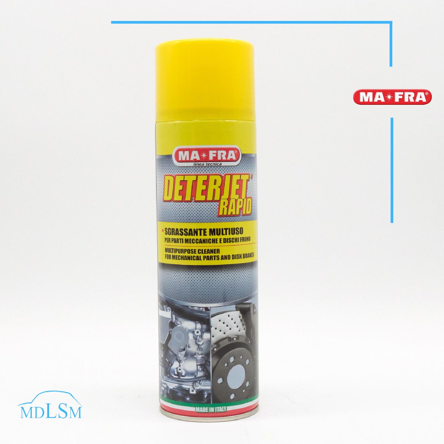 MAFRA DETERJET RAPID SPRAY SGRASSATE PER OFFICINA E GARAGE ELIMINA SPORCO 500ML