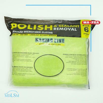 MAFRA POLISH & SEALANT REMOVAL PANNI IN MICROFIBRA PER RIMUOVERE POLISH "A0486"