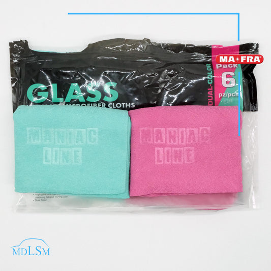 MAFRA GLASS ULTIMATE MICROFIBER CLOTHS MICROFIBRA PULIZIA VETRI PROFESSIONALE