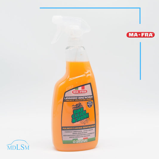 MAFRA BIKE CLEAN & SHINE PULISCE E LUCIDA SENZ'ACQUA EVITA GRAFFI PER MOTO H1181
