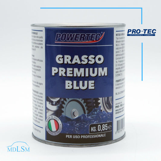 POWERTEC GRASSO PREMIUM BLUE 850GM AD ALTA TEMPERATURA -30 A +160 GRADI "PW0719"