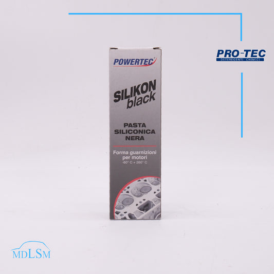 POWERTEC - PASTA SILICONICA NERA AD ALTE TEMPERATURE 250C 75GR "PW1406"