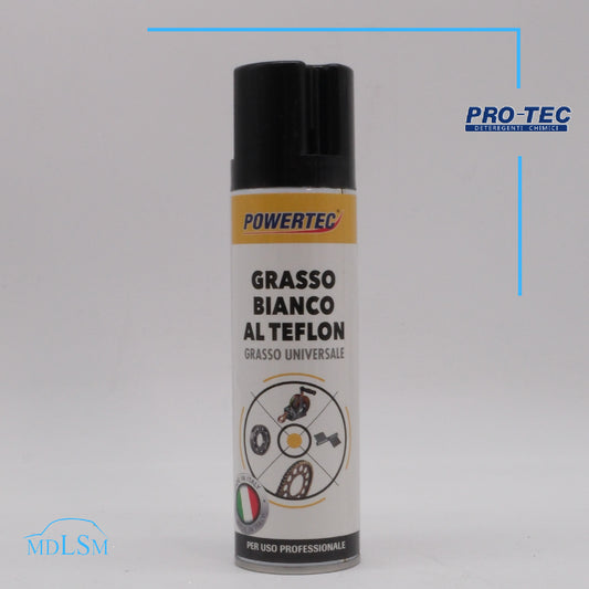 POWERTEC - GRASSO BIANCO AL THEFLON SPRAY 250 ML "PW0107"