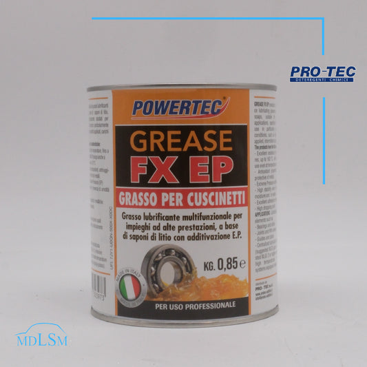 POWERTEC - GRASSO PER CUSCINETTI 850GM ALTA TEMPERATURA -30 + 160 GRADI "PW0717"