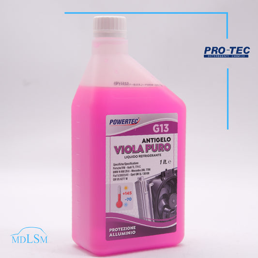 POWERTEC - LIQUIDO ANTIGELO REFRIGERANTE VIOLA PURO 1L G13 - PW2601