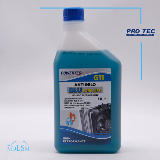 POWERTEC - LIQUIDO ANTIGELO REFRIGERANTE BLU LONG LIFE 1L G11 - PW2308