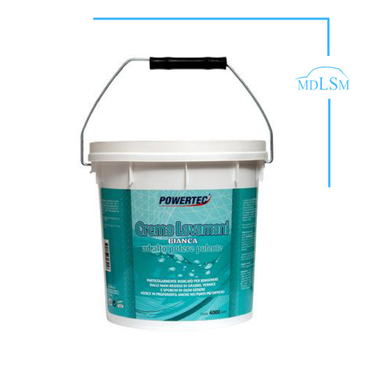 POWERTEC PASTA LAVAMANI CREMA BIANCA AD ALTO POTERE PULENTE 4000ML "PW0001"