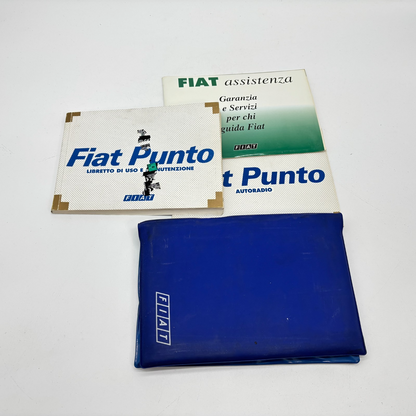 LIBRETTO USO E MANUTENZIONE FIAT PUNTO 1999 ITALIANO ORIGINALE