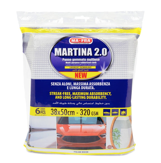 MA-FRA Martina 2.0 Multi-Purpose Rubber-Coated Cloth 38x50cm – Cars Home Mirrors