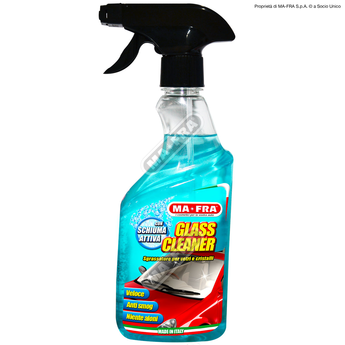 MA-FRA Glass Cleaner con Espuma Activa Desengrasante para Cristales y Ventanas
