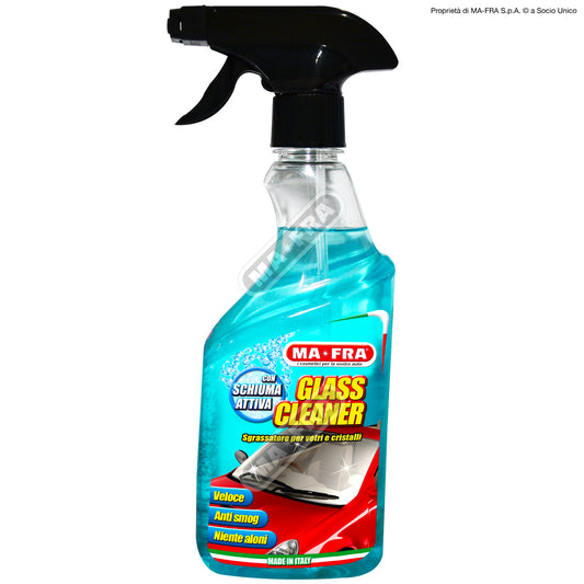 MA-FRA Glass Cleaner with Active Foam Degreaser for Windows and Glass