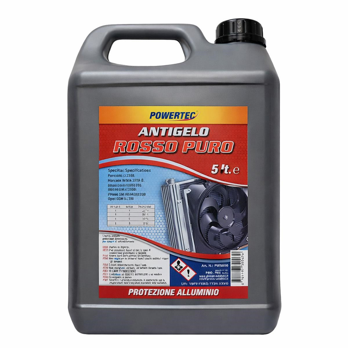 Antigelo Rosso Puro 5 Lt(powertec)