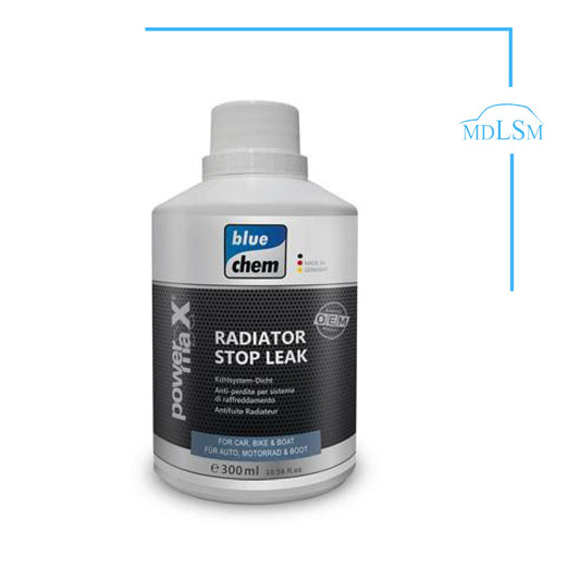 BLUE CHEM - RADIATOR STOP LEAK  ADDITIVO 300ML ANTI-PERDITE DEL SISTEMA DI RAFFREDAMENTO “PT33316”