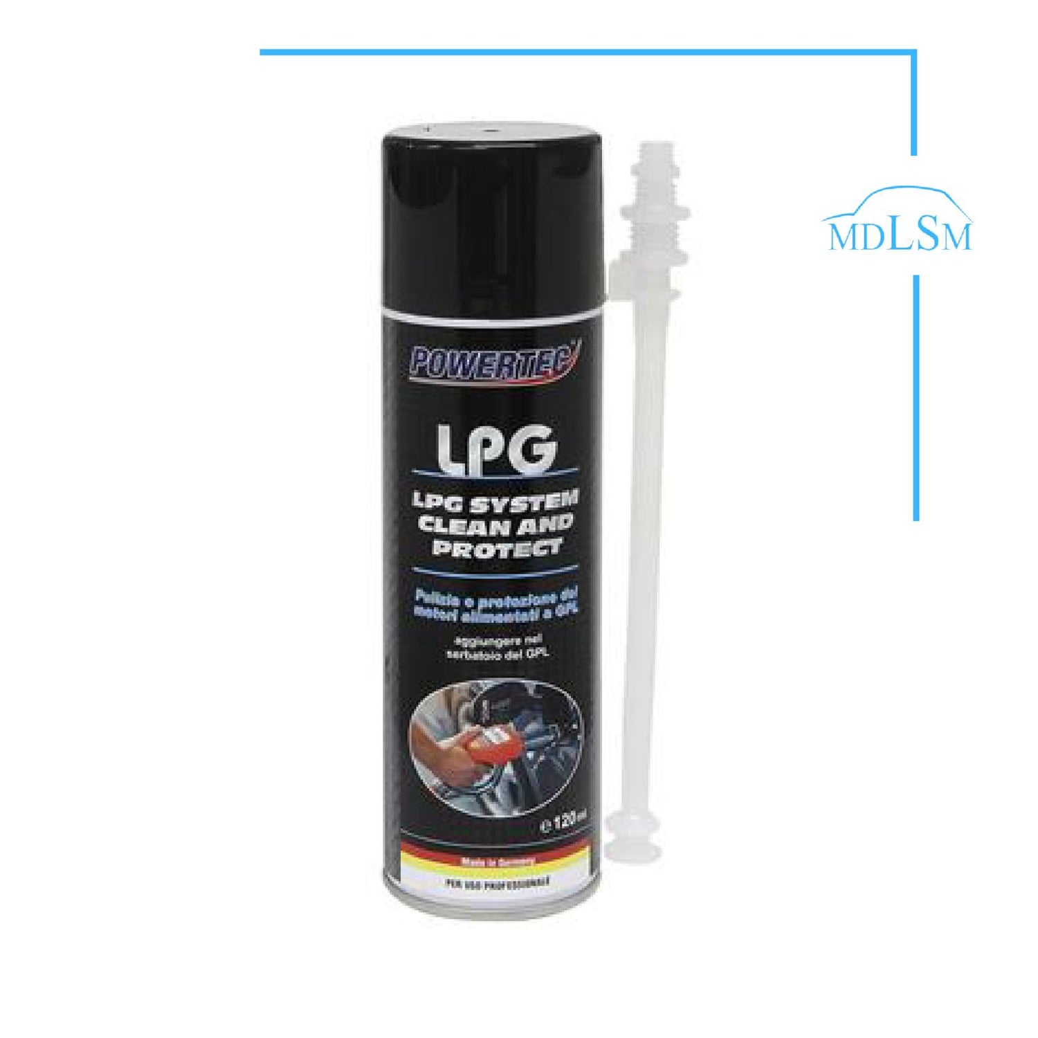PowerTec - Lpg System 120ml Pulizia e Protezione Per Motori a Gpl | POWERTEC | LS Motors