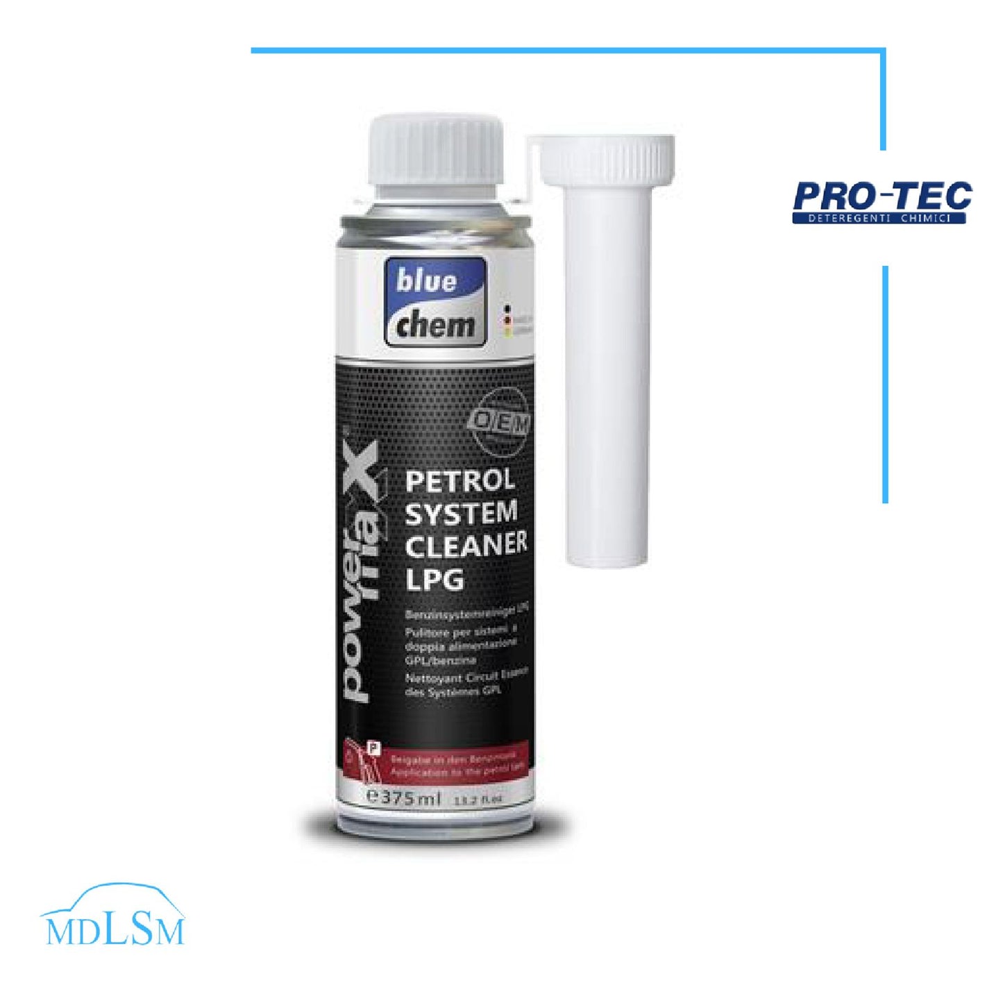 Blue Chem - Petrol System Cleaner LPG Pulitore Per Sistemi a Doppia Alimentazione GPL Benzina | Blue Chem | LS Motors