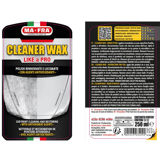 MA-FRA Cleaner Wax - Vista prodotto