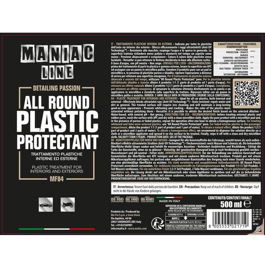 MA-FRA All Round Plastic Protectant - Vista prodotto