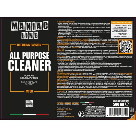 MA-FRA All Purpose Cleaner - Vista prodotto