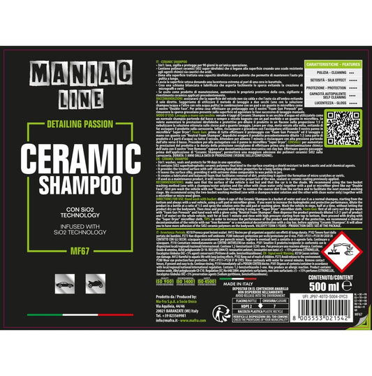 MA-FRA Ceramic Shampoo - Vista prodotto
