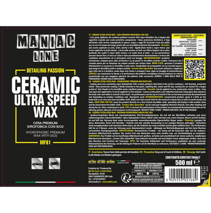 MA-FRA Ceramic Ultra Speed Wax - Vista prodotto
