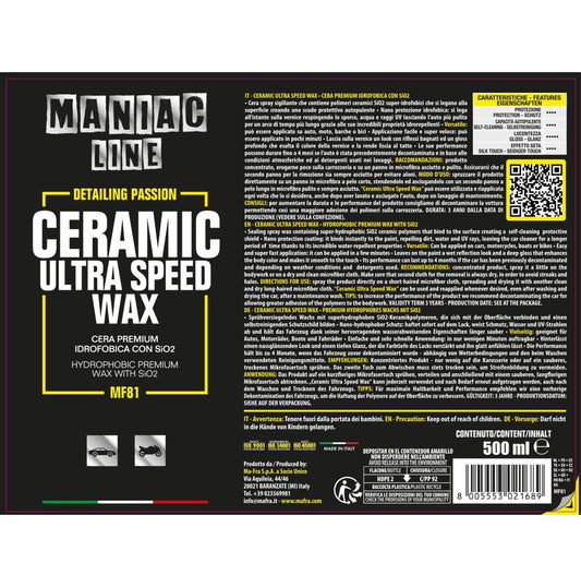 MA-FRA Ceramic Ultra Speed Wax - Vista prodotto