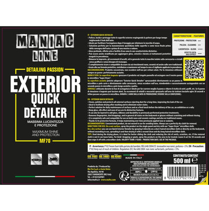 MA-FRA Exterior Quick Detailer - Vista prodotto