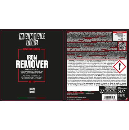 MA-FRA Maniac Line Iron Remover Decontaminante Cerchi Carrozzeria e Vetri Mf115 | MA-FRA | LS Motors