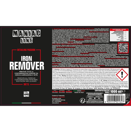 MA-FRA Iron Remover - Vista prodotto