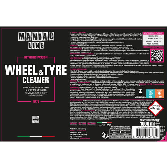 MA-FRA Wheel & Tyre Cleaner - Vista prodotto