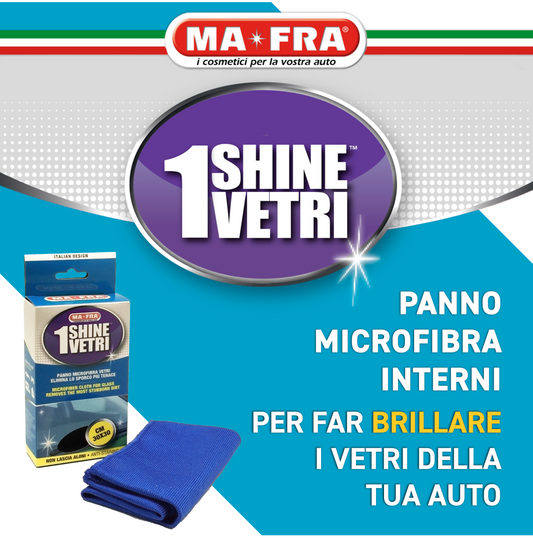 MA-FRA 1 Shine Vetri panno microfibra applicazione